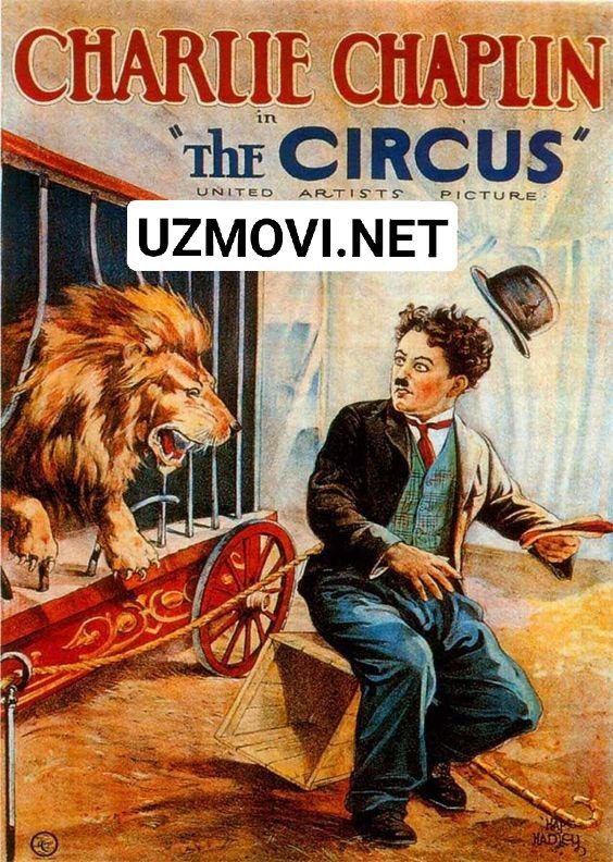Sirk Charli Chaplin komediya filmi Uzbek tilida 1928 O'zbekcha tarjima kino