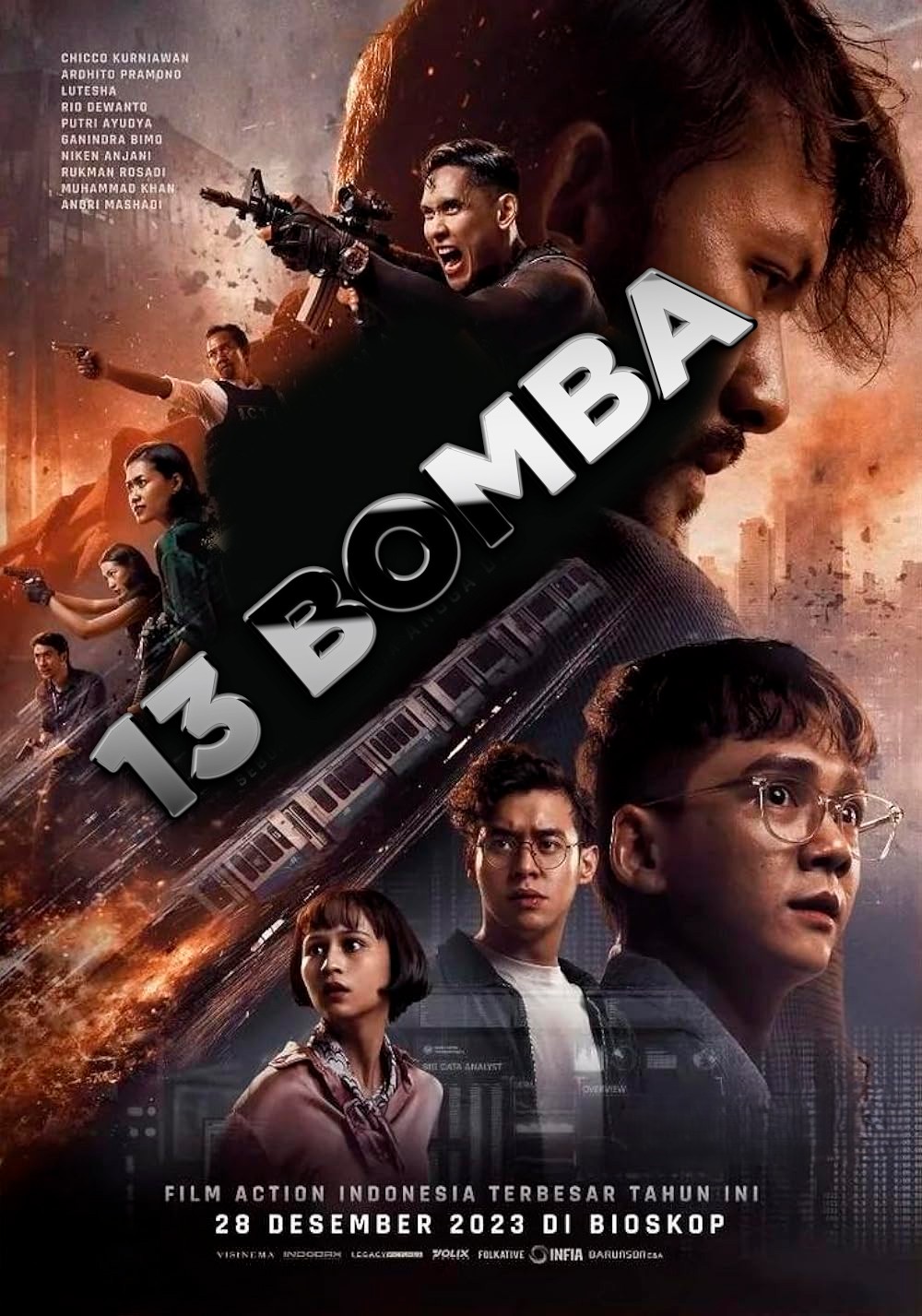 13 bomba / Jakartadagi 13 portlash Indoneziya filmi Uzbek tilida O'zbekcha tarjima kino 2023 HD skachat