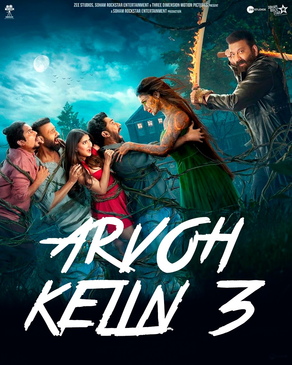 Arvoh kelin 3 / Arvoh ayol Premyera Hind kino Uzbek tilida O'zbekcha 2025 tarjima kino Full HD skachat