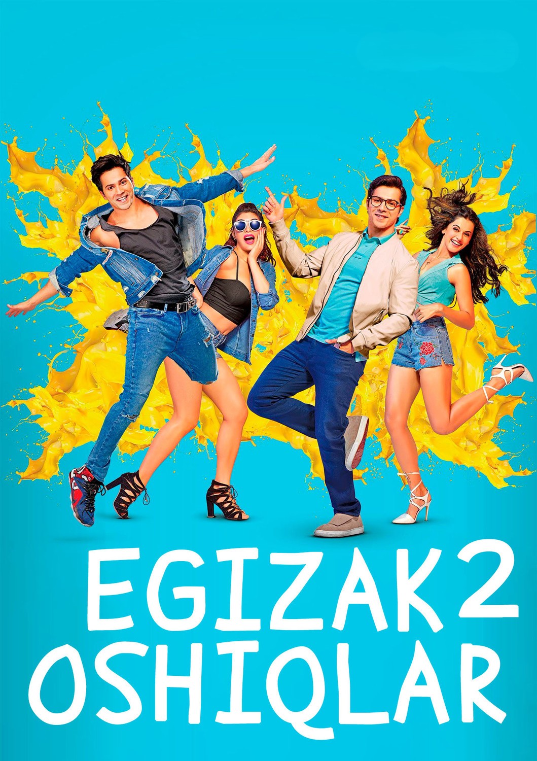 Egizak oshiqlar 2 / Beparvo oshiqlar 2 / Judwaa 2 Hind kino Uzbek tilida 2017 tarjima kino HD skachat