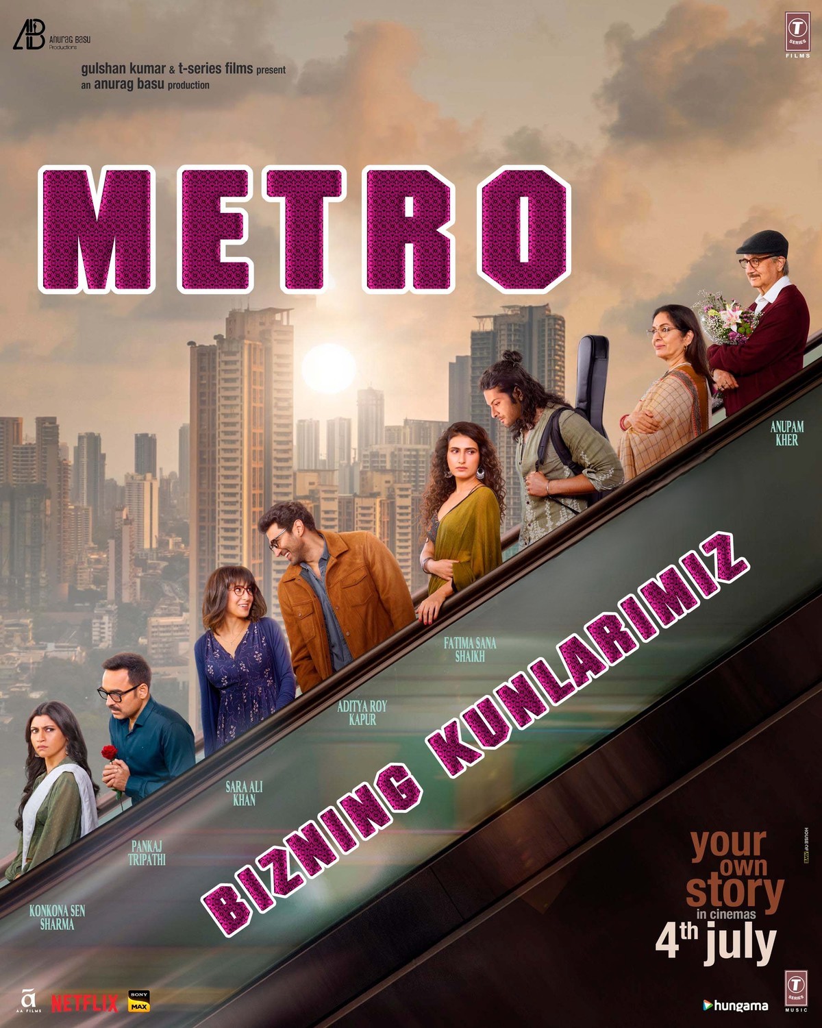 Metro: Bizning kunlarimiz / Yig'lagan yuraklar Hind kino Uzbek tilida 2025 tarjima kino HD skachat