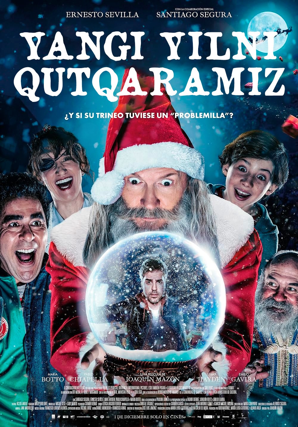 Yangi yilni qutqaramiz / Qorboboni qutqaring / Santani qutqar Ispaniya filmi Uzbek tilida 2023 O'zbekcha tarjima kino Full HD skachat